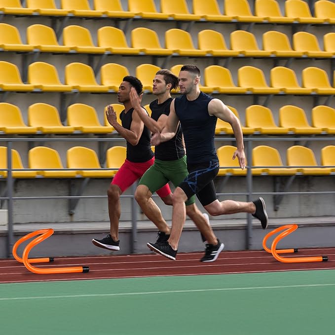 Wettarn 18 Pcs 6" Speed Training Hurdles Agility