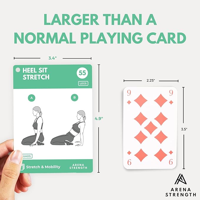 Arena Strength Workout Cards - Instructional Fitness Deck