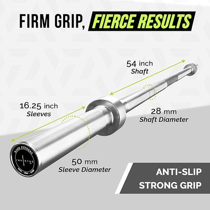 Invictus Men’s Barbell (7FT) (44LBS Bar Weight) (1500LBS