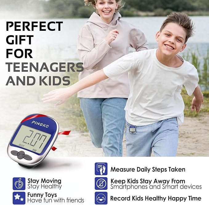 PINGKO Outdoor Multi-Function Portable Sport Pedometer Step/Distance/Calories/Counter