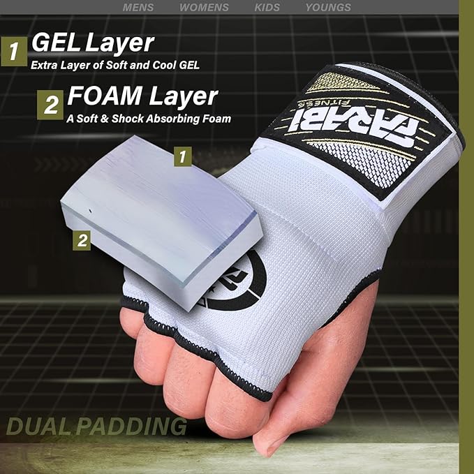 FARABI Kids Hybrid Boxing Inner Gloves Punching Boxing Gloves