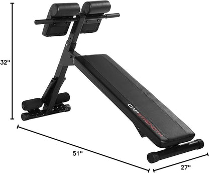 CAP Barbell Hyperextension/Ab Bench