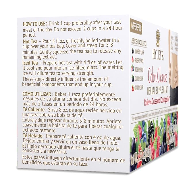 Hyleys Colon Cleanse Assorted 42 Ct (12 Pack)