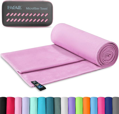 BAGAIL Camping Towel with EVA Case