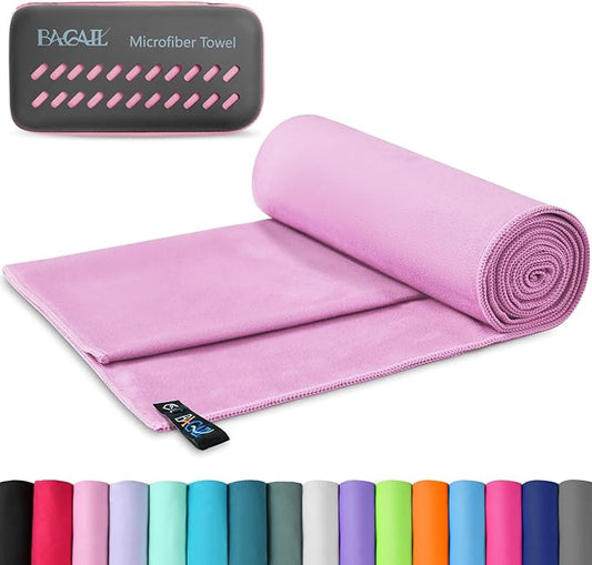 BAGAIL Camping Towel with EVA Case