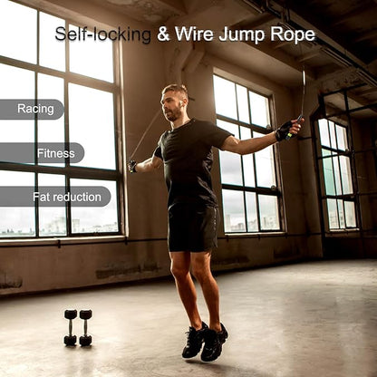 Jump Rope, Tangle free rapid speed jump ropes