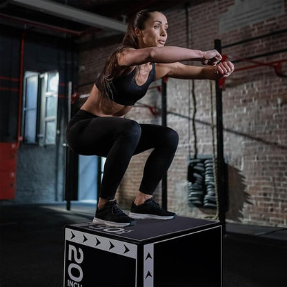 BalanceFrom Plyo Jumping Exercise Box, Home Gym Workout Trainer, Multiple Options