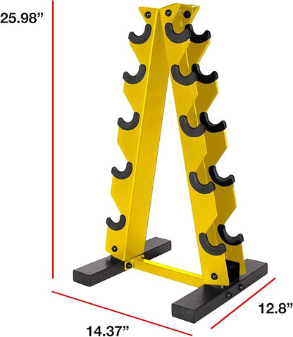 CAP Barbell A-Frame Dumbbell Weight Rack | Color Series