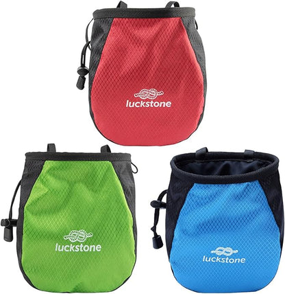 Rock Climbing Chalk Bag Adjustable Drawstring Chalk Bag Bouldering Chalk Bag Bucket for Rock Climbing Weight Lifting Portable Bouldering Chalk Bag Bucket