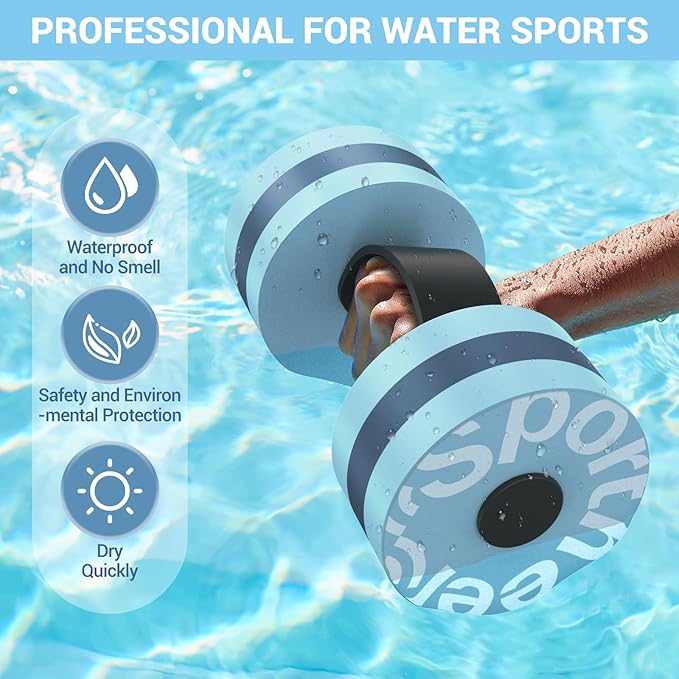 Sportneer Water Aerobics Pool Exercise Equipment New 6-Piece