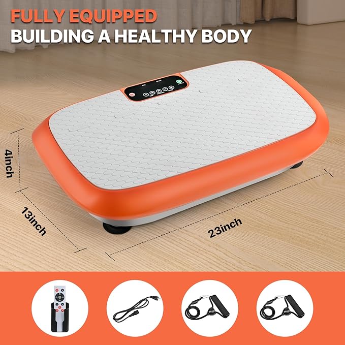 Vibration Plate Exercise Machine for Weight Loss Fitness Equipment, Vibration Plate Platform for Home Fitness,Lymphatic Drainage Shaking Full Body Shaker 99 Adjustable Speeds