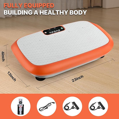 Vibration Plate Exercise Machine for Weight Loss Fitness Equipment, Vibration Plate Platform for Home Fitness,Lymphatic Drainage Shaking Full Body Shaker 99 Adjustable Speeds
