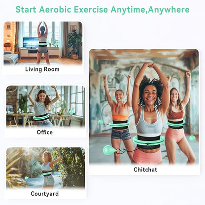 Weighted Hula Hoop for Adults Weight Loss