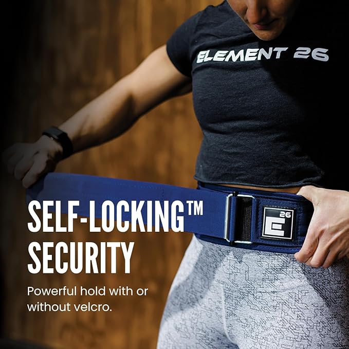Self-Locking Weight Lifting Belt - Premium Weightlifting Belt
