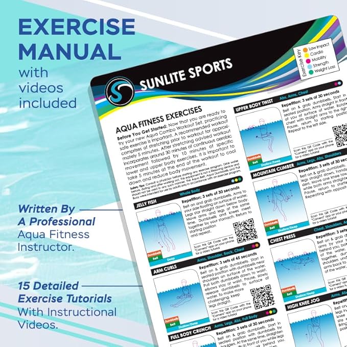 Sunlite Sports Water Workout Combo Set