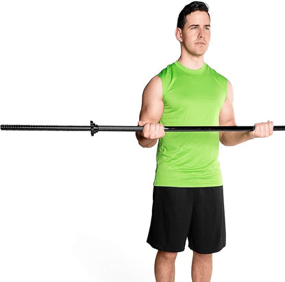 CAP Barbell 57" Standard Solid Threaded Bar 1-inch