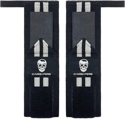 Gymreapers Weightlifting Wrist Wraps (IPF Approved) 18" Professional Quality Wrist Support with Heavy Duty Thumb Loop - Best Wrap for Powerlifting Competition, Strength Training, Bodybuilding