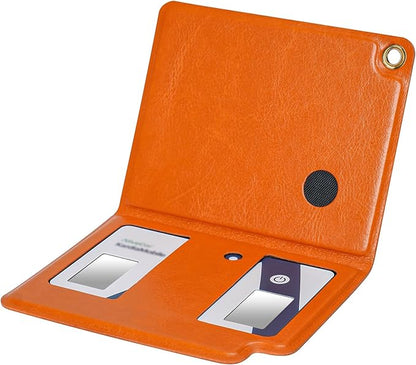MGZNMTY Portable Hard Travel Case for AliveCor Kardia Mobile Card Heart Rate Monitor/Kardiamobile Card Personal EKG Monitor Devices (Case Only)(Charm Orange)