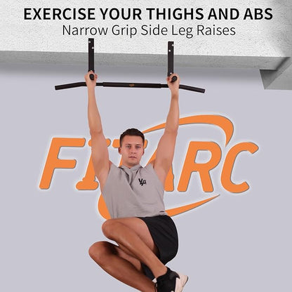 Fitarc Joist Mount Pull Up Bar, Chin Up Bar Ceiling Mount, Heavy Duty, Workout for Home Gym, 42 inch Wide -Patent Pending