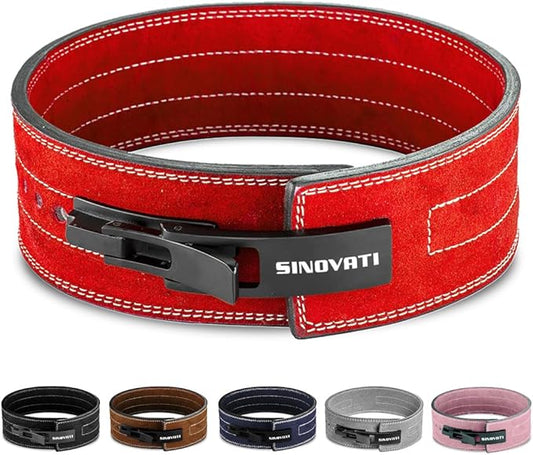 Weight-lifting belt for men with lever buckle 8.5cm / 10cm Height