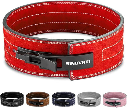 Weight-lifting belt for men with lever buckle 8.5cm / 10cm Height