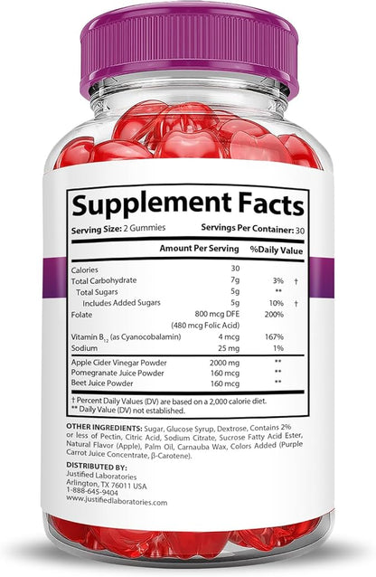 (2 Pack) Fast Ripped Keto ACV Gummies Extreme 2000MG Fast Ripped Keto Gummies Apple Cider Vinegar Formulated with Pomegranate Beet Juice Powder B12 Vegan Non GMO 120 Gummys