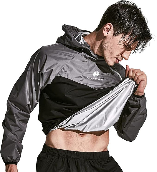 HOTSUIT Sauna Suit for Men Sweat Sauna Jacket