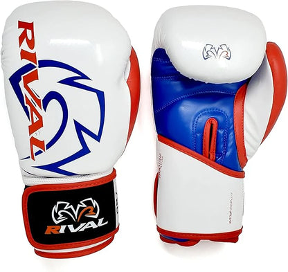 RIVAL Boxing RB7 Fitness Plus Bag Gloves, Ergo Strap System and High-Density Layered Padding for Heavy Bag and Mitt Work