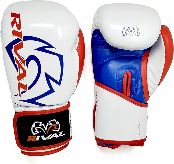 RIVAL Boxing RB7 Fitness Plus Bag Gloves, Ergo Strap System and High-Density Layered Padding for Heavy Bag and Mitt Work