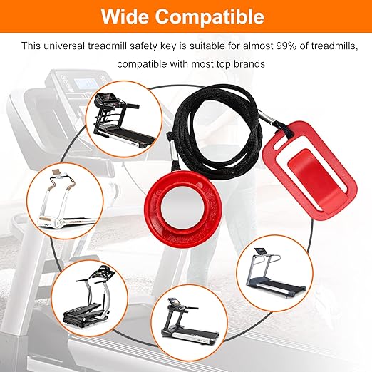 Treadmill Magnet Safety Key for Proform, Image, Weslo, Reebok, Epic, Golds Gym, Freemotion, and Healthrider Treadmills