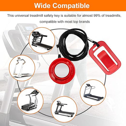 Treadmill Magnet Safety Key for Proform, Image, Weslo, Reebok, Epic, Golds Gym, Freemotion, and Healthrider Treadmills