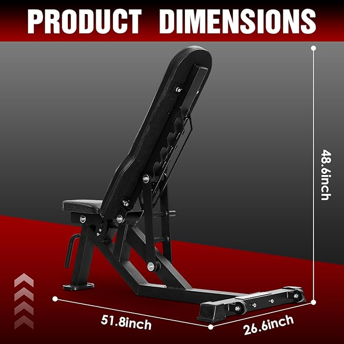 FANATICS Weight Bench 1000 LBS