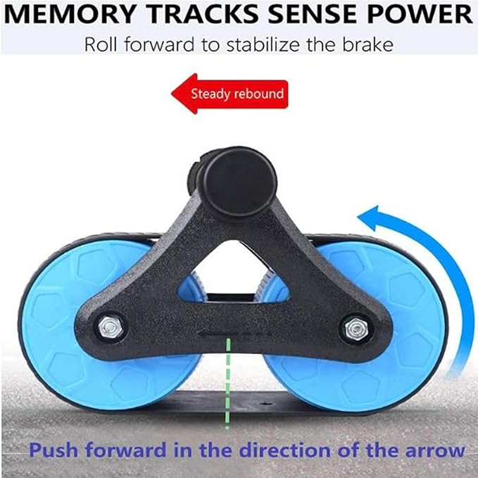 Automatic Rebound Abdominal Roller Wheel，quiet Non-slip Core Abdominal Exerciser
