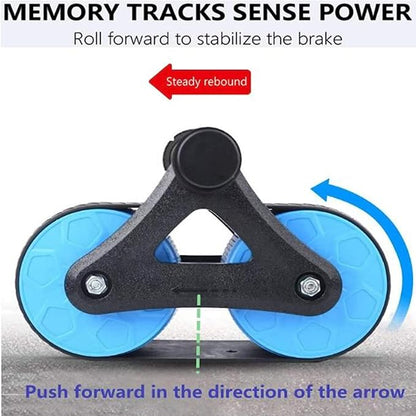 Automatic Rebound Abdominal Roller Wheel，quiet Non-slip Core Abdominal Exerciser