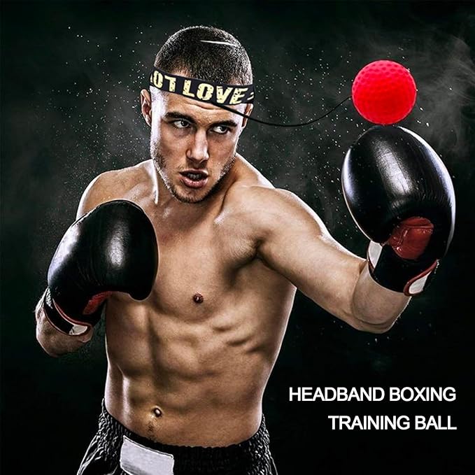 Boxing Reflex Ball with Headband Set