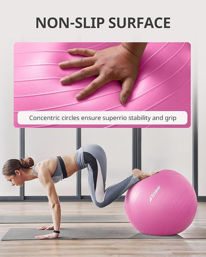 Trideer Yoga Ball Exercise Ball for Working Out 5 Sizes