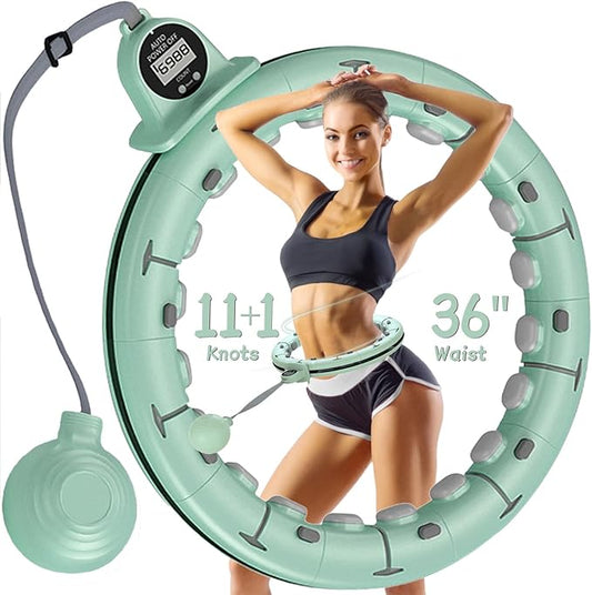 U1-28/30 Knots, Magnetic Lock Smart Weighted Hula Hoop