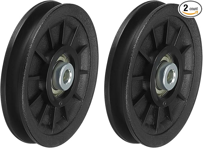 PATIKIL Universal Bearing Pulley, Wheel Nylon Bearing Pulley Wheel Lifting Replace