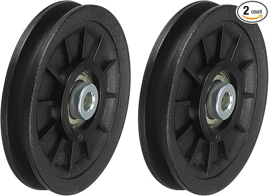 PATIKIL Universal Bearing Pulley, Wheel Nylon Bearing Pulley Wheel Lifting Replace
