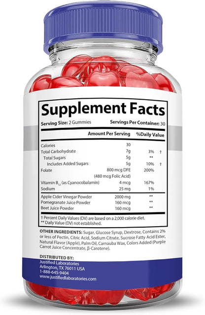 (2 Pack) Keto Thrive Keto ACV Gummies Extreme 2000MG Keto Thrive Keto Gummies Apple Cider Vinegar Formulated with Pomegranate Beet Juice Powder B12 Vegan Non GMO 120 Gummys