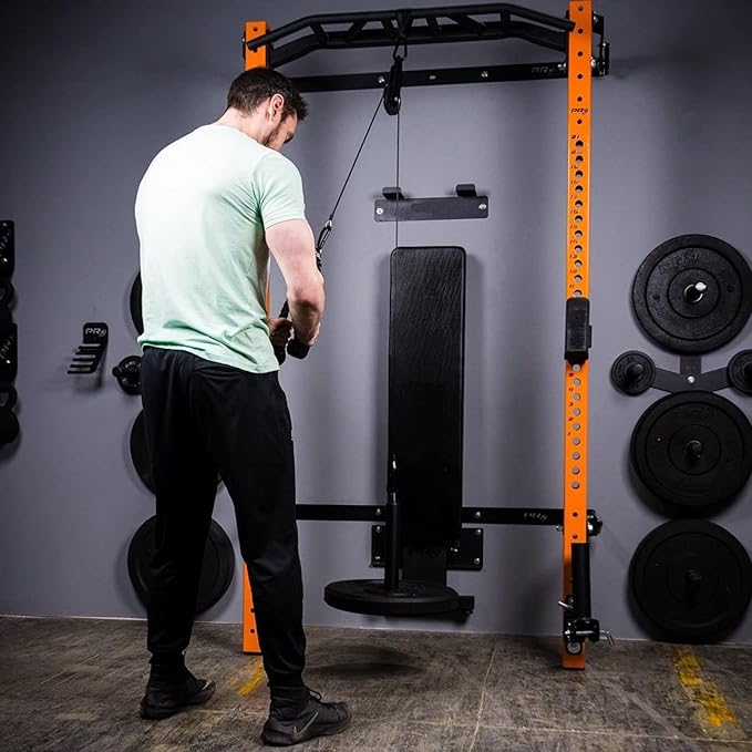Taeku LAT Pulley System for Home Gym – Strength Training Fitness Equipment Cable Machine for Triceps, Biceps, Back & Shoulder Workouts