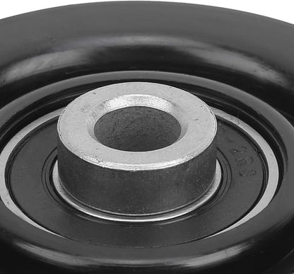 Dilwe 10pcs Nylon Iron Fitness Bearing Pulley,Cable Pulley Wheel,Home Gym Attachments Exercise Strength Training Accessory (90mm)