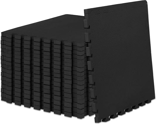 ProsourceFit Extra Thick Puzzle Exercise Mat ¾” and 1"