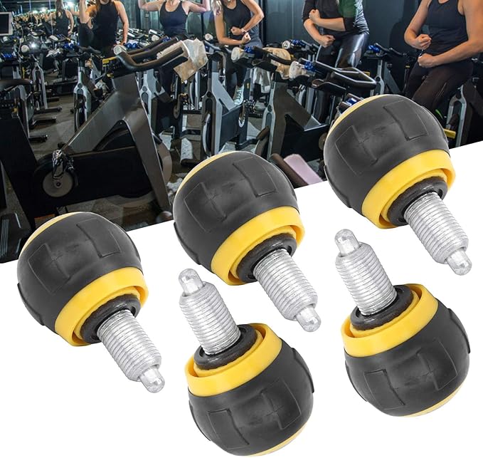 Joyzan Pull Pin Spring Knob, Exercise Bike M16 Pop Locking Screw Adjustment Release Fitness Universal Height Adjust Grip Replacement Equipment Training Machines Stationary Bicycle Weight Bench 5PCS