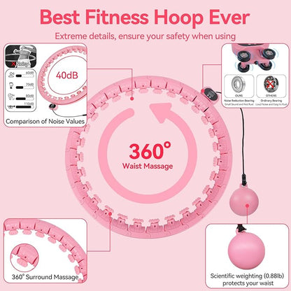 Humixx Infinity Hoop for Adult Weight Loss 2 in 1 Smart