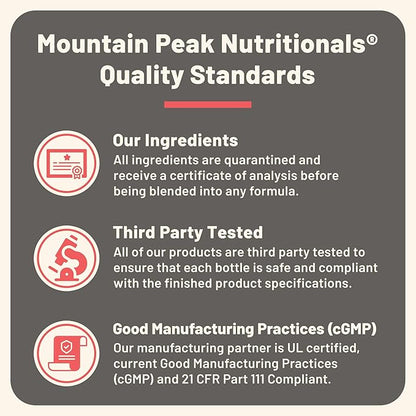 Mountain Peak Nutritionals Joint Formula - Joint Support Supplement with Glucosamine, Boswellia & Vitamin C - Supports Joint Flexibility & Mobility - Hypoallergenic Dietary Supplement (120 Capsules)