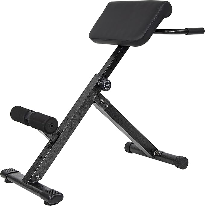 Signature Fitness Adjustable Roman Chair AB Back Hyperextension 300-Pound Capacity