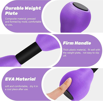 Aquatic Dumbells,2Pcs Foam Water Weights Aerobic Exercise Fitness