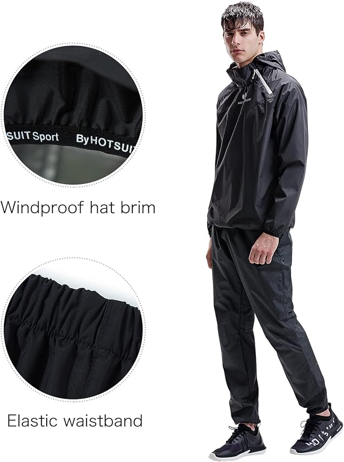 HOTSUIT Sauna Suit for Men Sweat Sauna Jacket