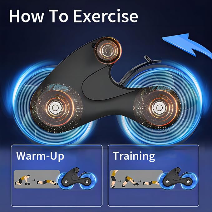 Automatic rebound abdominal wheel